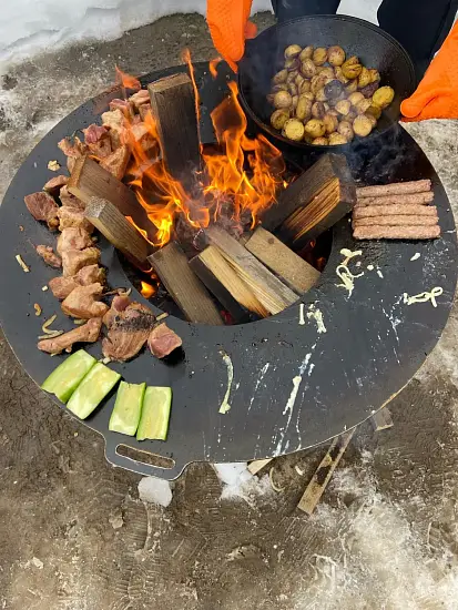 Гриль-кольцо для костровой чаши 800 мм