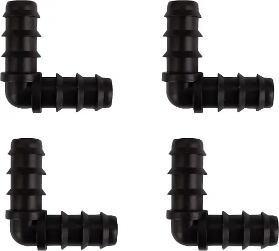 AQUAREL, Деталь №5, Уголок для трубы ПНД 16 мм, 4 шт/уп