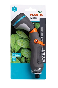 Plantic Пистолет-распылитель 8 режимов light, арт 39367-01, шт
