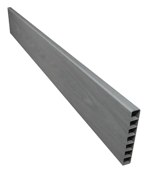 Грядка фактурная из ПВХ, дымчатый, 2,0 х 0,9 х 0,2 м, уп