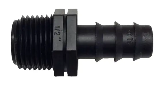 AQUAREL, Деталь №8, Переходник для турбы ПНД 16мм на наруж. резьбу 1/2`, шт