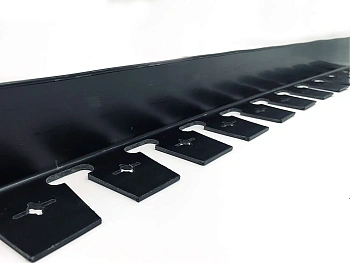 Бордюр секциями ГеоПластБорд "Стафф"  80, черный, 0,080 x 2.0 м, шт