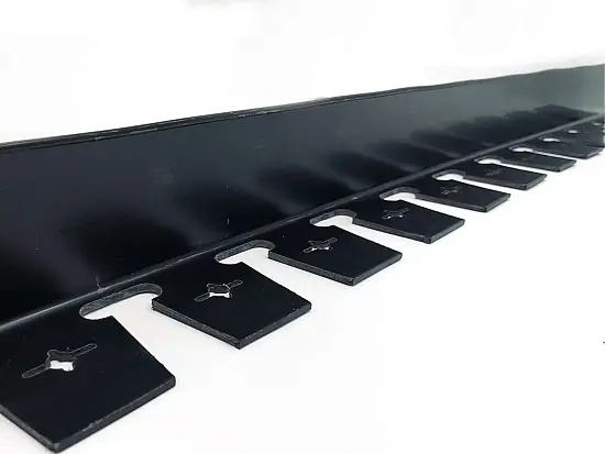 Бордюр секциями ГеоПластБорд "Стафф"  60, черный, 0,060 x 2.0 м, шт