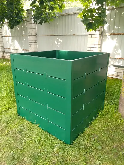 Компостер фактурный, зеленый, 1600 л, уп