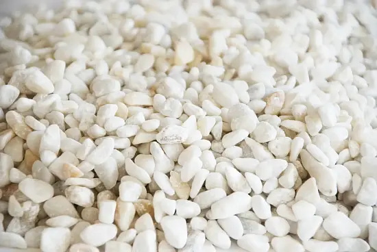 Мрамор белый Галтованный,    5-10 мм, 10 кг