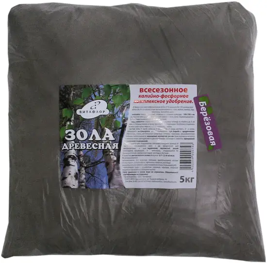 Зола древесная (березовая), 5 кг