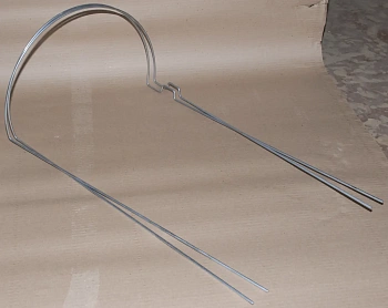 Кустодержатель круглый  средний (из 2х полудуг), металл, h 75 * Ø 50 см, уп