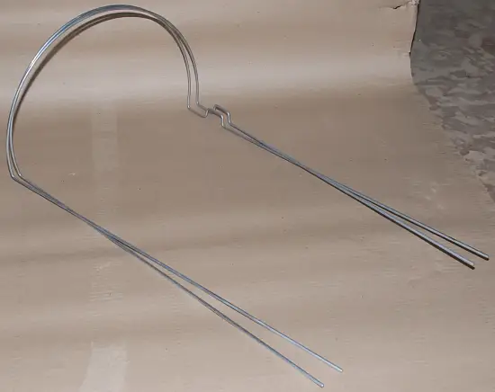 Кустодержатель круглый  средний (из 2х полудуг), металл, h 75 * Ø 50 см, уп