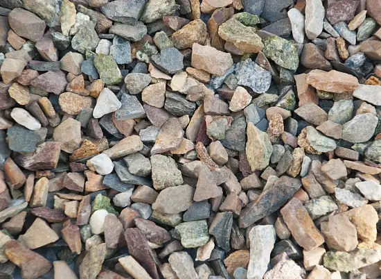 Каменная крошка Микс разноцветный, 5-20 мм, 10 кг