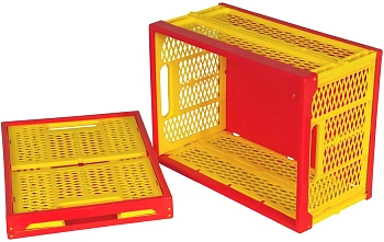 Ящик складной для урожая 38 л, ЦВЕТНОЙ, 34 x 48 x h5/23 см, шт