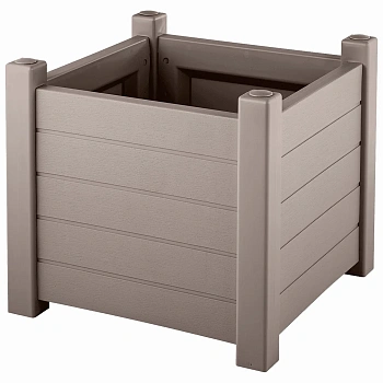 Кашпо Монро, 53 x 53 x 47 см, мокко