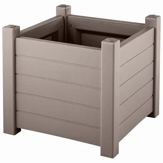 Кашпо Монро, 53 x 53 x 47 см, мокко