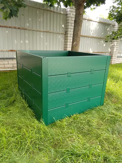 Компостер фактурный, зеленый, 1600 л, уп