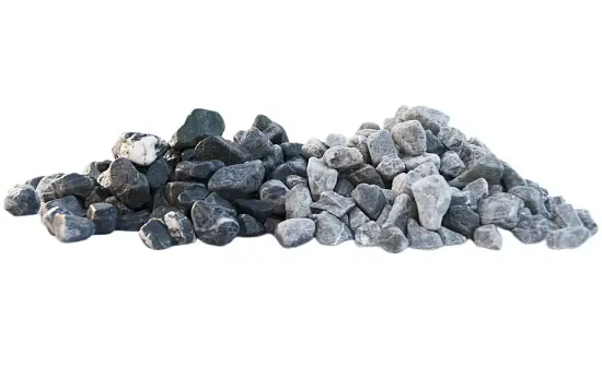 Каменная крошка Доломит ГАЛТОВАННЫЙ (черно-серый), 20-40 мм, 10 кг