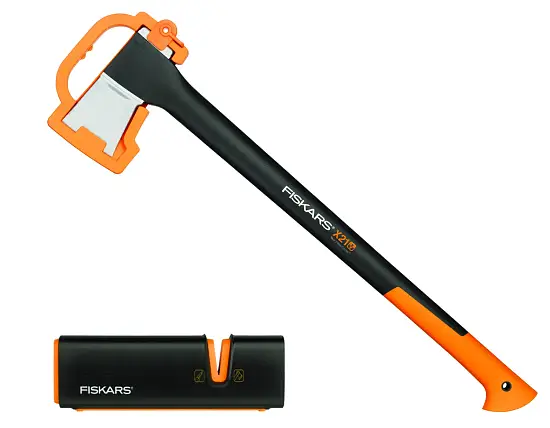 Fiskars, Топор-колун Х21 + точилка, арт 1019333 