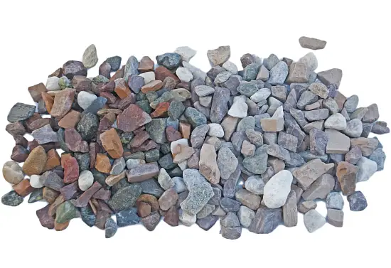 Каменная крошка Микс разноцветный ГАЛТОВАННЫЙ, 20-40 мм, 10 кг