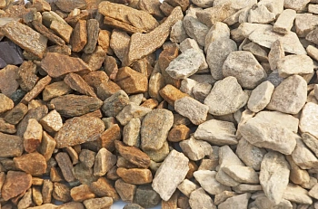 Каменная крошка Златолит желтый, 5-20 мм, 10 кг