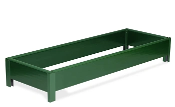 Добор для грядки из ПВХ, зеленый, (h 0,22 м, 2 борта * 2,0 м), уп