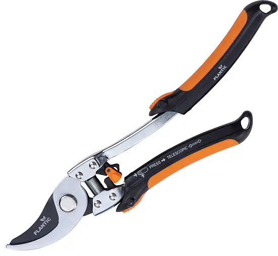 Plantic Секатор плоскостной телескопический 2 в 1 Pro86, арт 35386-01, шт