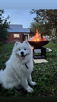 Костровая чаша «Глубокая СUBE» 900 мм