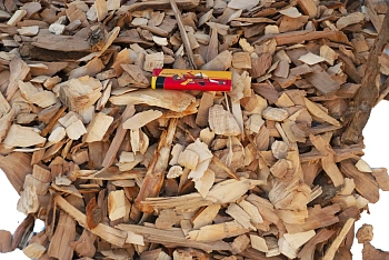 Щепа натуральная, лиственных пород, 60 л 