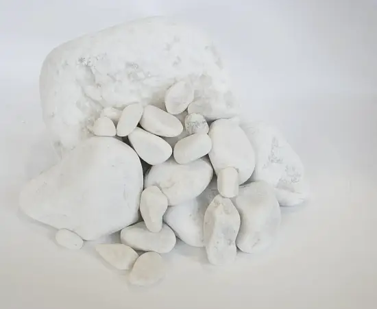 Мрамор белый Галтованный,    5-10 мм, 10 кг