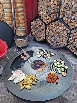 Гриль-кольцо для костровой чаши 1200 мм