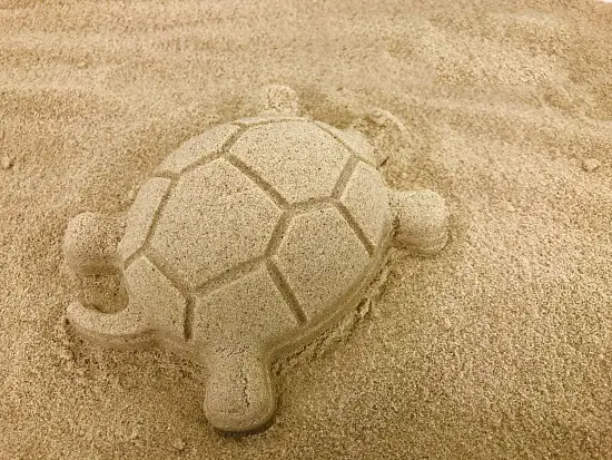 Песок Интерактивный для закрытых песочниц, Желтый конструктор, 14 кг