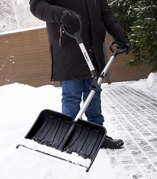 Plantic Лопата для уборки снега сборная Pro, арт 22281-01, шт