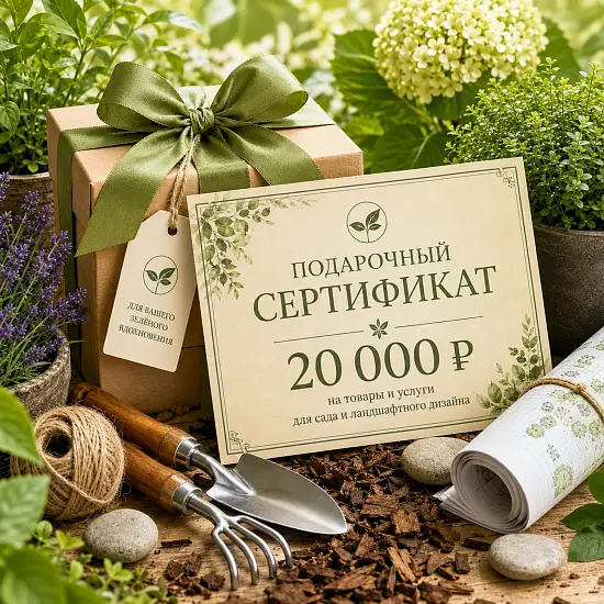 Подарочный сертификат "Мульча.рф" 20 000 руб.