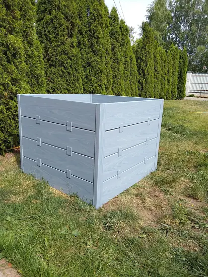 Компостер фактурный, дымчатый,  800 л, уп