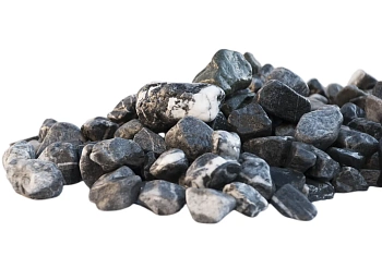 Каменная крошка Доломит ГАЛТОВАННЫЙ (черно-серый), 20-40 мм, 10 кг