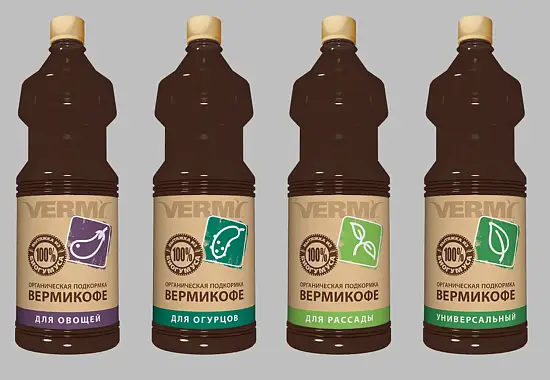 Вермикофе для огурцов, (органическая подкормка), 1 л