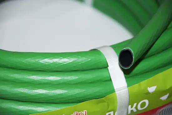 Шланг поливочный армированный Экогрядка, яблоко, 1/2", 1,5 мм, бухта 25 м