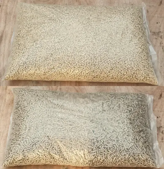 Пеллеты хвойные, 6мм, Белые, 15 кг, меш