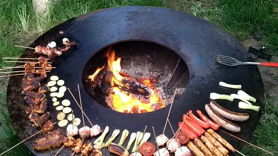 Гриль-кольцо для костровой чаши 800 мм