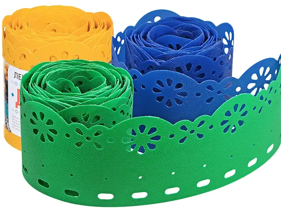 Бордюр декоративный Декор, желтый, 0.15 x 9 м, рул