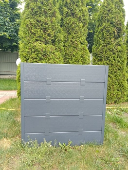 Компостер фактурный, графит,  800 л, уп