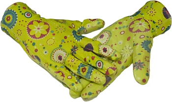 Перчатки нейлоновые, с нитриловым обливом «САДОВЫЕ»