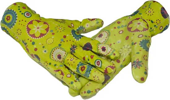 Перчатки нейлоновые, с нитриловым обливом «САДОВЫЕ»