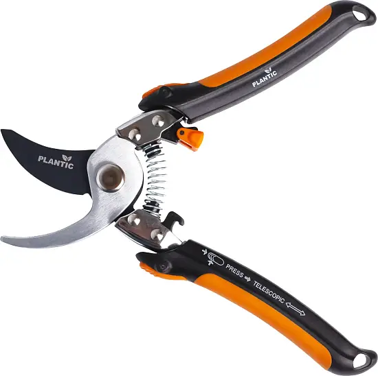 Plantic Секатор плоскостной телескопический 2 в 1 Pro86, арт 35386-01, шт