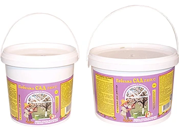 Садовая побелка (жидкая, акриловая, высокопрочная), 1,3-1,4 кг