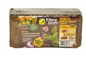 Кокосовый торф в брикетах, 10 л, шт