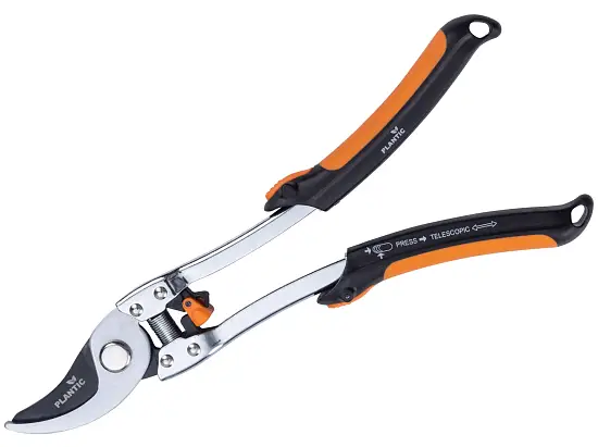 Plantic Секатор плоскостной телескопический 2 в 1 Pro86, арт 35386-01, шт