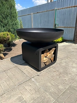 Костровая чаша «Глубокая СUBE» 900 мм