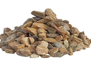 Каменная крошка Златолит желтый, 5-20 мм, 10 кг