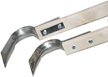 Плоскорез «Пышка» большой (нерж. сталь) с черенком, шт