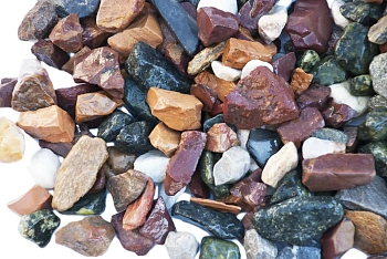 Каменная крошка Микс разноцветный ГАЛТОВАННЫЙ, 20-40 мм, 10 кг