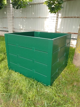 Компостер фактурный, зеленый, 1600 л, уп