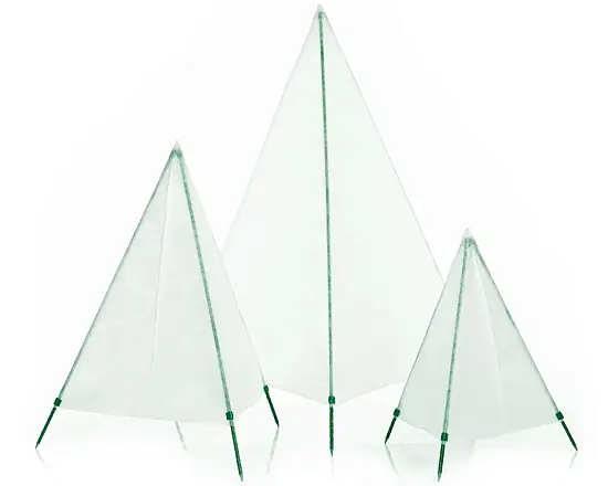 Укрытие для растений "Пирамида" (2 чехла + композитный каркас), h 1,0 * 0,75 м, уп